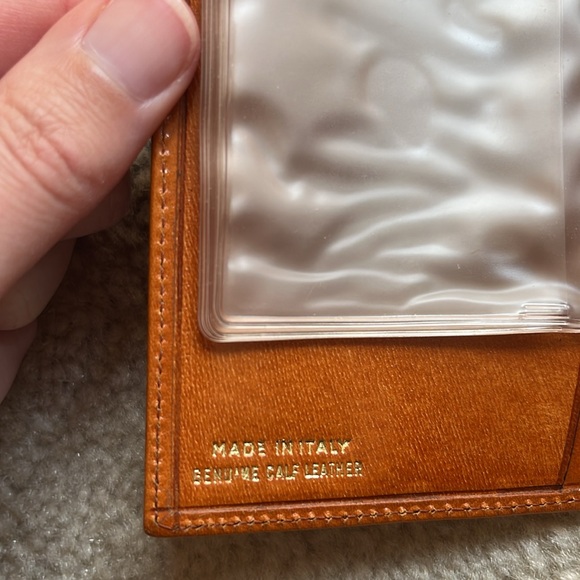 NWOT Vintage Genuine Calf Leather Wallet with Snap Closure and Change Purse - Picture 6 of 14